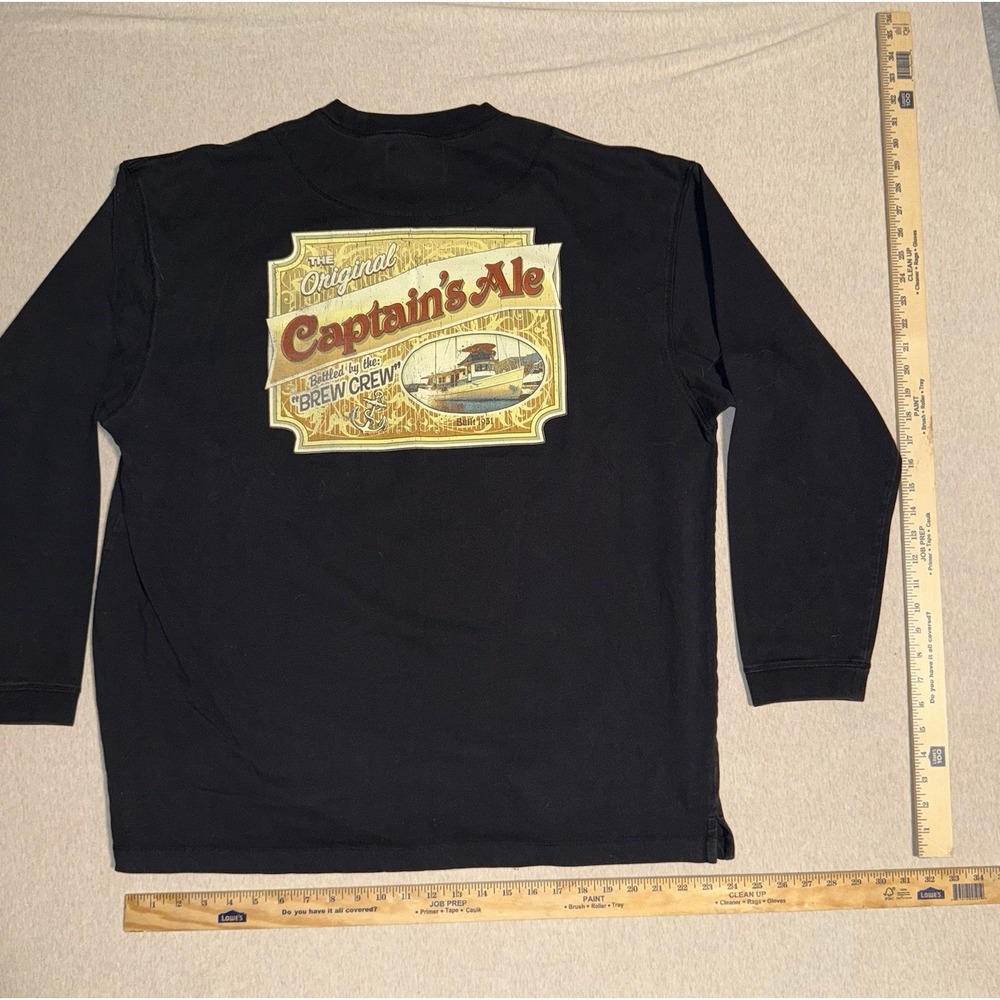 Dickie Walker Men's Xxl Men's Long Sleeve Marine West‎ Shirt Black